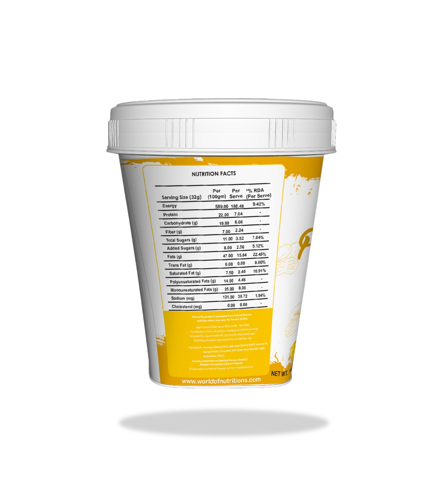 WON Biotech Peanut Butter 1kg