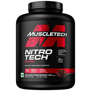 MUSCLETECH NITRO TECH RIPPED CH FUDGE BROWINE