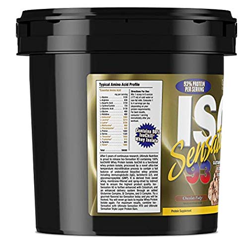 Ultimate Nutrition ISO Sensation 93 - 5 lbs (Chocolate Fudge)