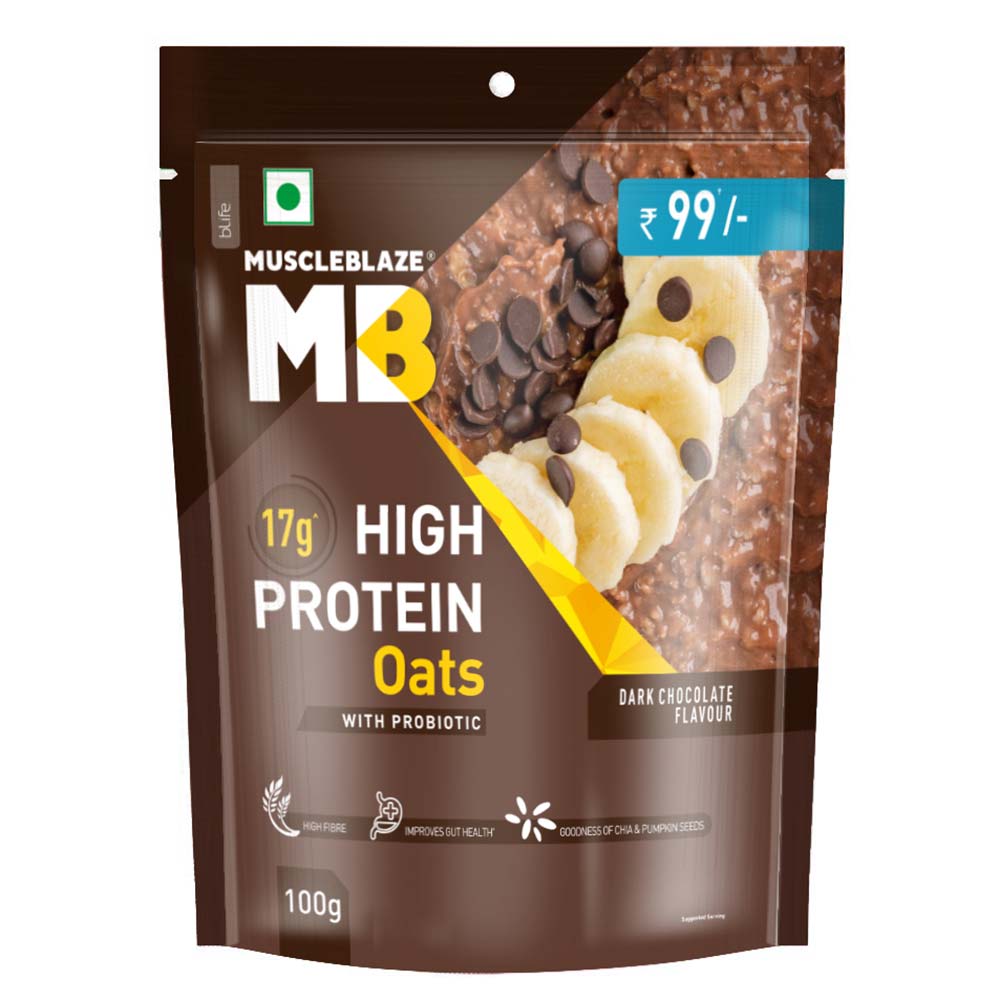 MuscleBlaze High Protein Oats 100 GM