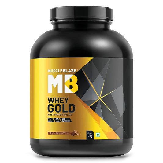 MuscleBlaze Whey Gold 100% Whey Protein 2kg